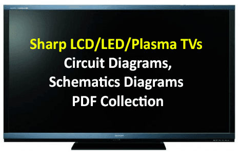 sharp led tv schematics diagram