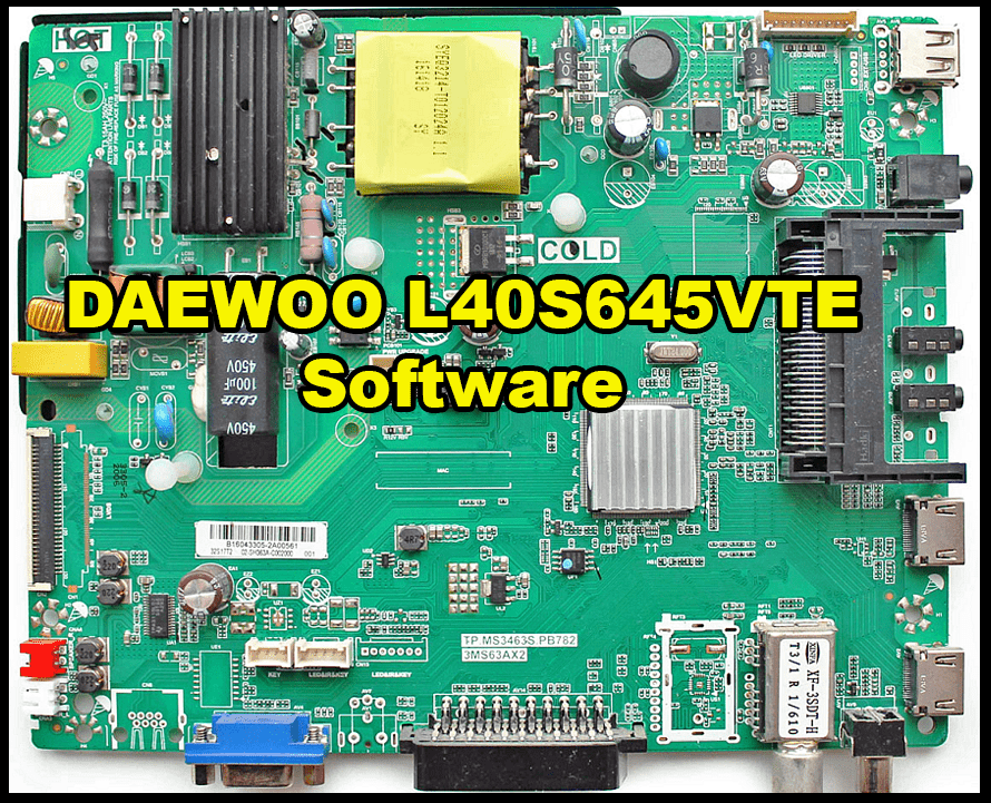 DAEWOO L40S645VTE Software Free Download