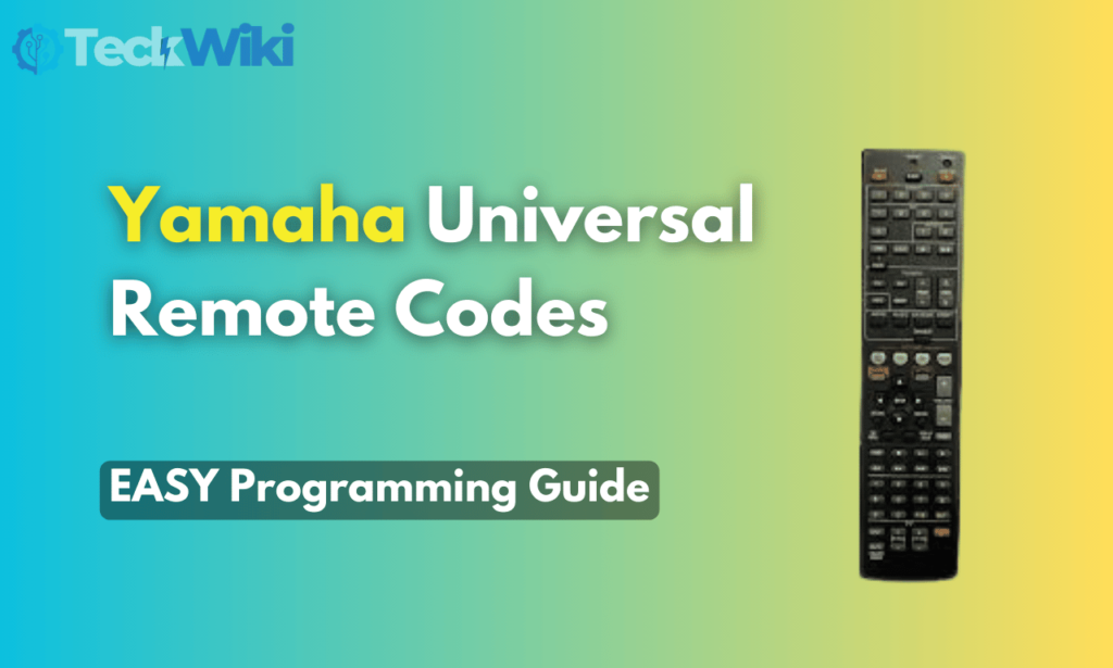 Programming Yamaha Universal Remote Codes [2025]