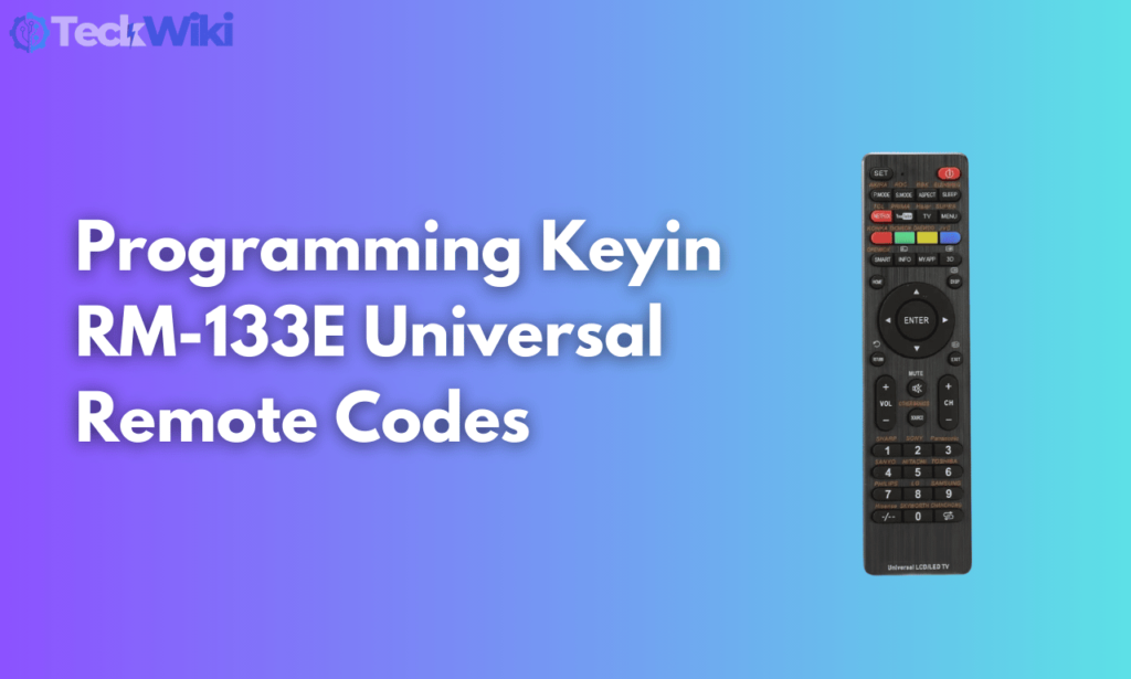 Keyin rm-133e Universal Remote Codes