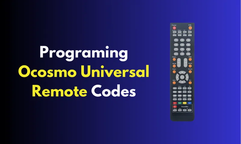 Ocosmo Universal Remote Codes