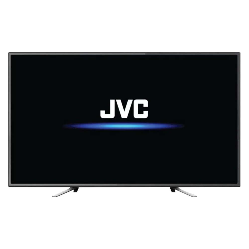 JVC TV showing clear picture quality post-firmware update.