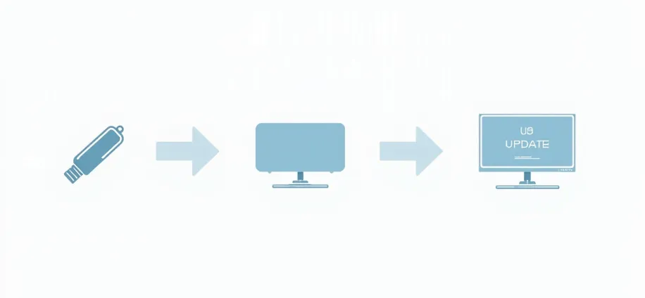 Diagram of Orion TV firmware installation