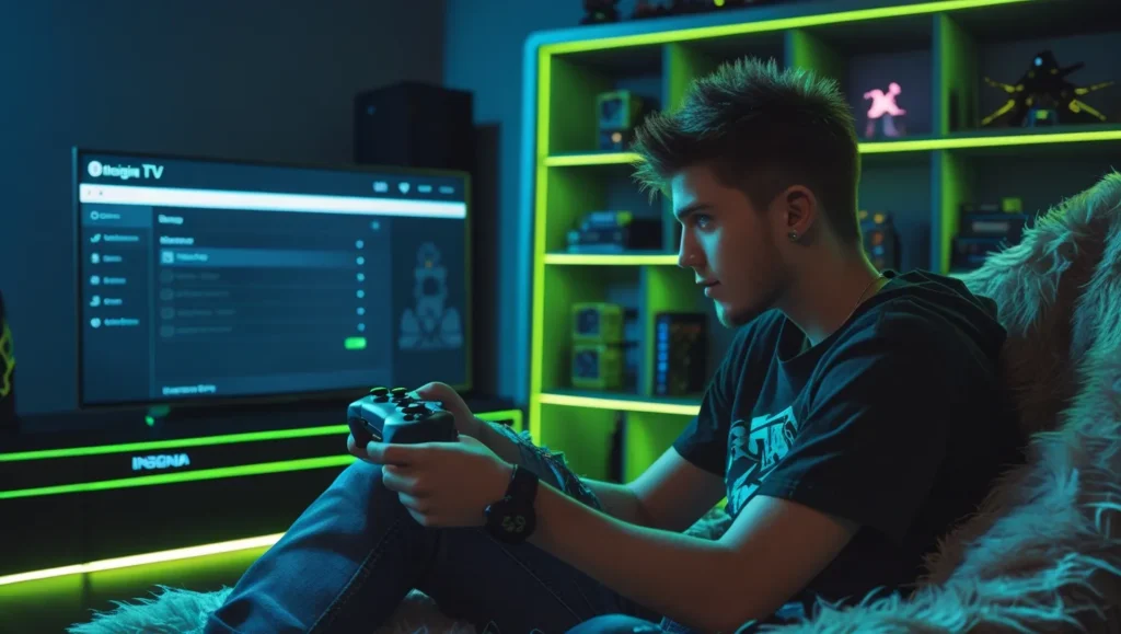 Game controller pairing with Insignia TV