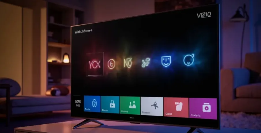 Vizio TV with WatchFree+ interface