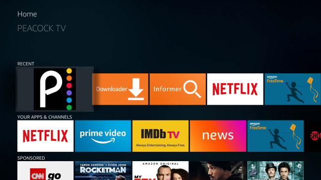 Peacock TV on Android TV