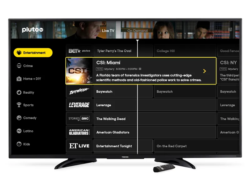 Pluto TV on Android TV