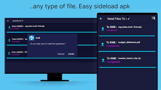 Send Files to TV app