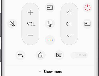 SmartThings app interface for Samsung TV volume control