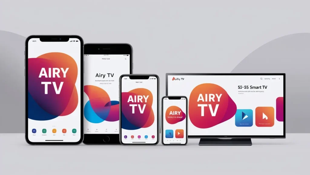 Airy TV app on smartphone, tablet, and TV