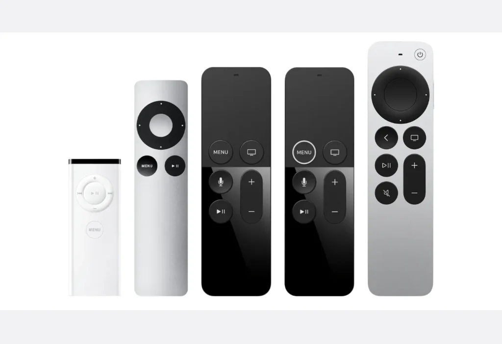 Apple TV remote models comparison