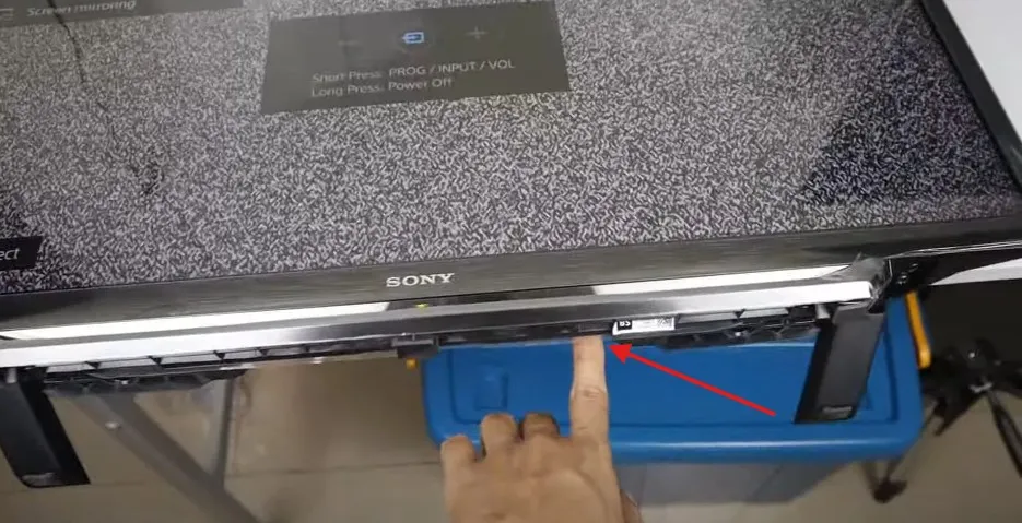Sony Bravia TV power button