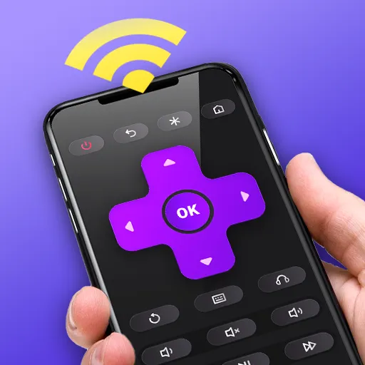 Roku TV Remote app on smartphone