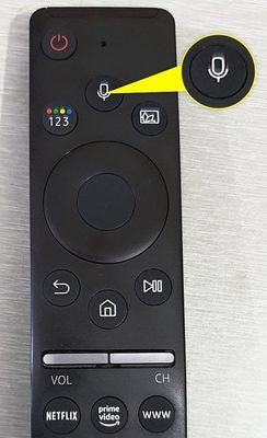 Samsung TV remote Alexa button
