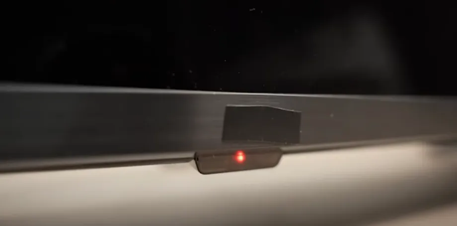 Vizio TV power light blinking in a living room