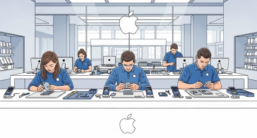 Apple Store repair counter