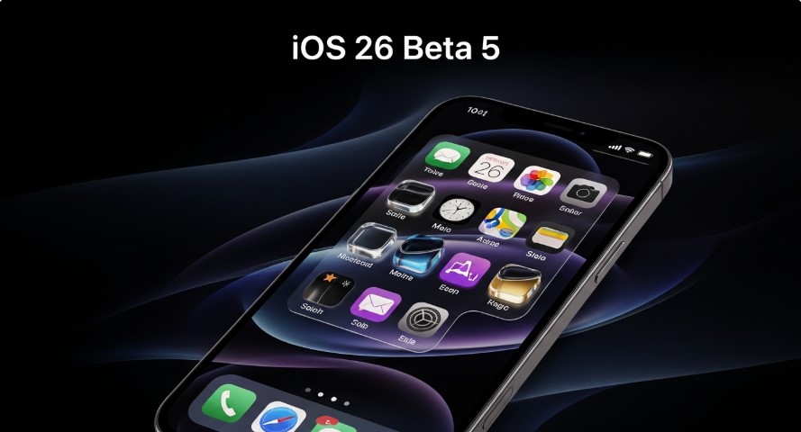 iOS 26 Liquid Glass interface on iPhone